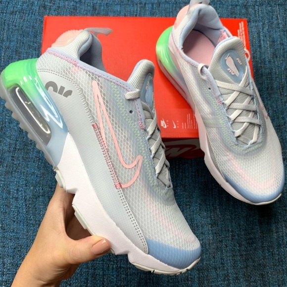 Nike Air max 2090 SE GS Sneakers Pure Platinum Arctic Punch - Picture 1 of 9